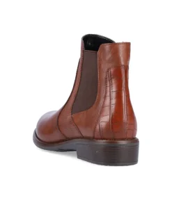 Remonte Stylish Chestnut Chelsea Style Ankle Boots