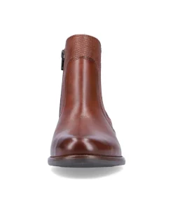 Remonte Stylish Chestnut Chelsea Style Ankle Boots