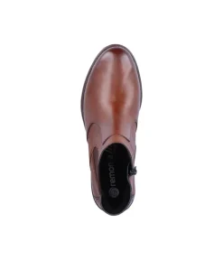 Remonte Stylish Chestnut Chelsea Style Ankle Boots