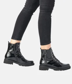 Remonte Stylish Chunky Black Ankle Boots