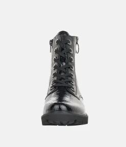 Remonte Stylish Chunky Black Ankle Boots