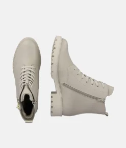 Remonte Stylish Chunky Cream Ankle Boots