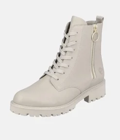 Remonte Stylish Chunky Cream Ankle Boots