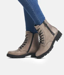 Remonte Stylish Chunky Metallic Ankle Boots