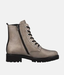 Remonte Stylish Chunky Metallic Ankle Boots