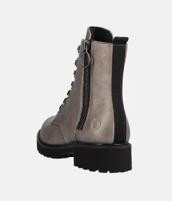 Remonte Stylish Chunky Metallic Ankle Boots
