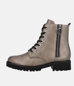 Remonte Stylish Chunky Metallic Ankle Boots