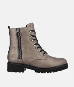 Remonte Stylish Chunky Metallic Ankle Boots