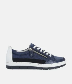 Remonte Stylish Navy Lace up Trainers