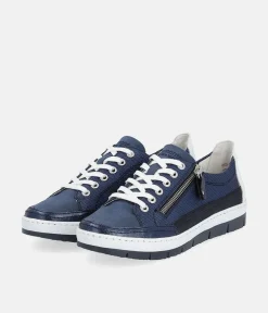 Remonte Stylish Navy Lace up Trainers