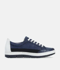 Remonte Stylish Navy Lace up Trainers