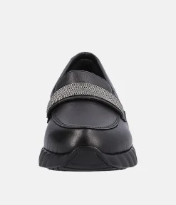 Remonte Stylish Sporty Black Loafers
