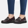 Remonte Stylish Sporty Burgundy Loafers