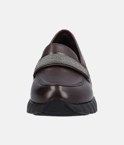 Remonte Stylish Sporty Burgundy Loafers