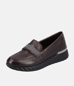 Remonte Stylish Sporty Burgundy Loafers