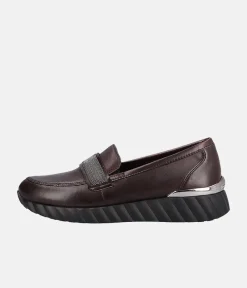 Remonte Stylish Sporty Burgundy Loafers
