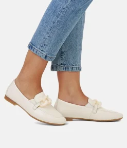 Remonte Stylish White Leather Slip On Shoe