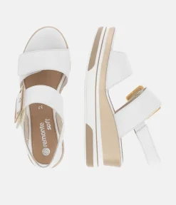 Remonte Stylish White Wedge Sandal