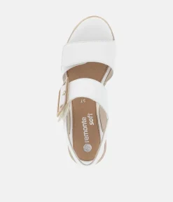 Remonte Stylish White Wedge Sandal