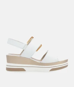 Remonte Stylish White Wedge Sandal