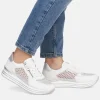Remonte Super Stylish White Sporty Sneakers