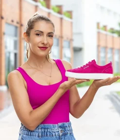 Remonte Trendy Pink Low Top Trainers