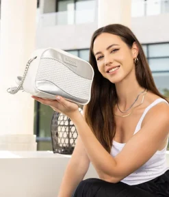 Remonte Trendy White/Silver Combi Crossbody Bag