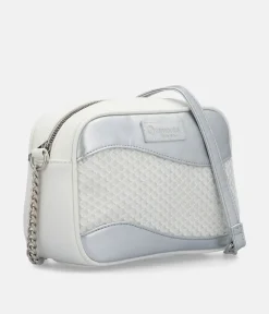 Remonte Trendy White/Silver Combi Crossbody Bag