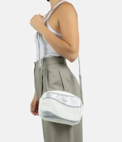 Remonte Trendy White/Silver Combi Crossbody Bag