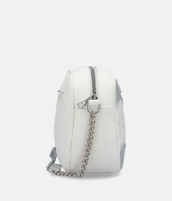 Remonte Trendy White/Silver Combi Crossbody Bag