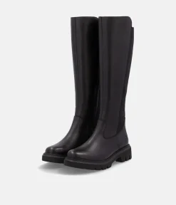 Remonte Vario Fit Long Black Leather Boots