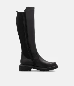 Remonte Vario Fit Long Black Leather Boots