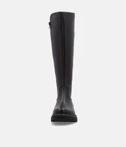 Remonte Vario Fit Long Black Leather Boots