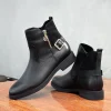 Remonte Versatile Black Leather Ankle Boots