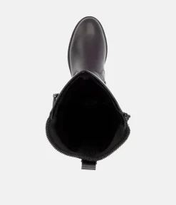 Remonte Versatile Black Leather Long Boots