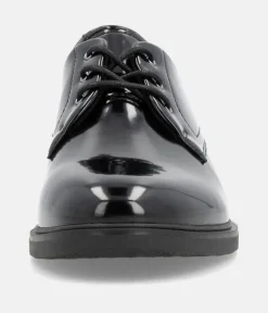 Remonte Versatile Black Patent Lace-Up Shoes