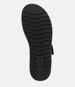 Remonte Versatile Black Wedge Sandal