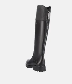 Remonte Versatile Black Zip Up Long Boots