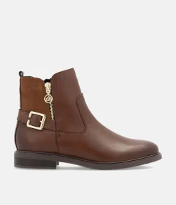 Remonte Versatile Brown Leather Ankle Boots