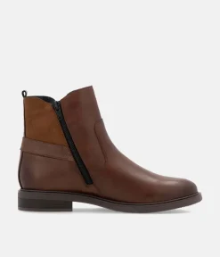 Remonte Versatile Brown Leather Ankle Boots