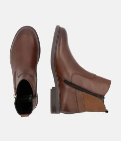 Remonte Versatile Brown Leather Ankle Boots