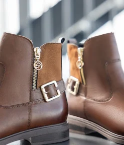 Remonte Versatile Brown Leather Ankle Boots