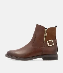 Remonte Versatile Brown Leather Ankle Boots