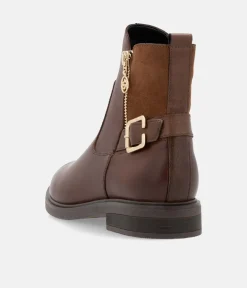Remonte Versatile Brown Leather Ankle Boots