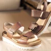 Remonte Versatile Brown Wedge Sandal