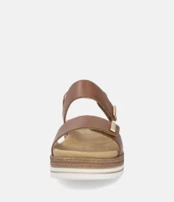 Remonte Versatile Brown Wedge Sandal