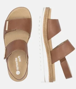 Remonte Versatile Brown Wedge Sandal
