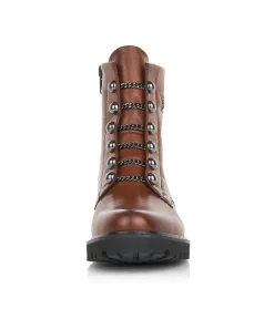 Remonte Versatile Chestnut Biker Style Ankle Boots