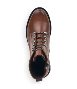 Remonte Versatile Chestnut Biker Style Ankle Boots