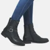 Remonte Versatile Navy Leather Ankle Boots